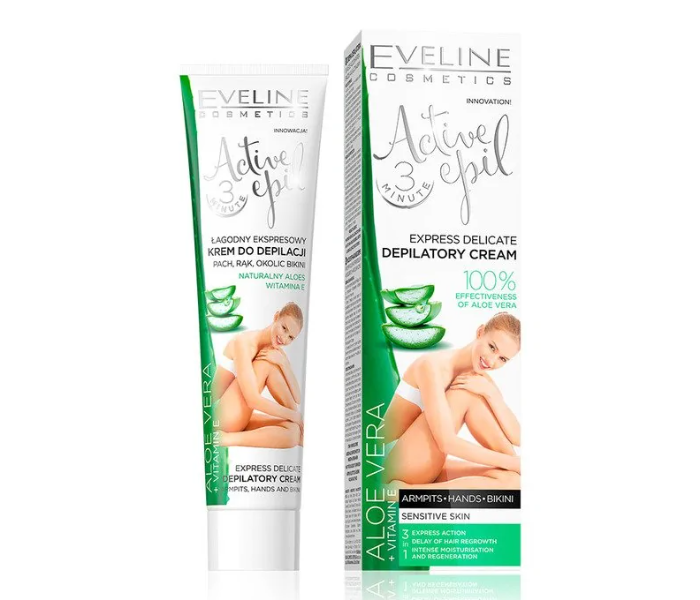 Eveline 66681 Active Epil Aloe Vera Depilatory Cream 125ml - Zoom Image 1