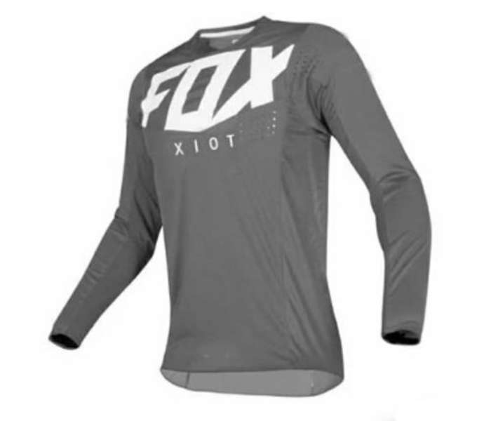 Fox Large Long Sleeve MTB Jersey - Dark Grey - Zoom Image