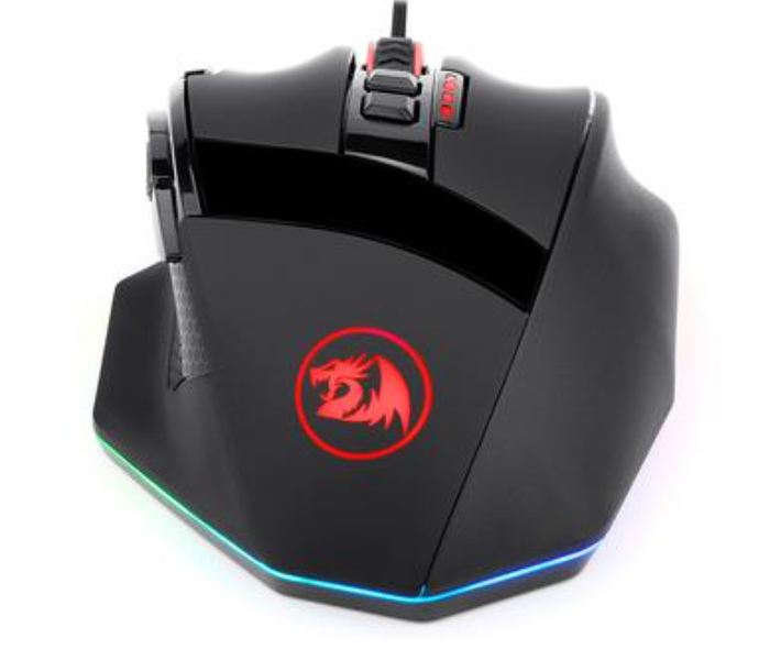 Redragon Sniper M801-RGB Backlit Wired Gaming Mouse - Black - Zoom Image 2