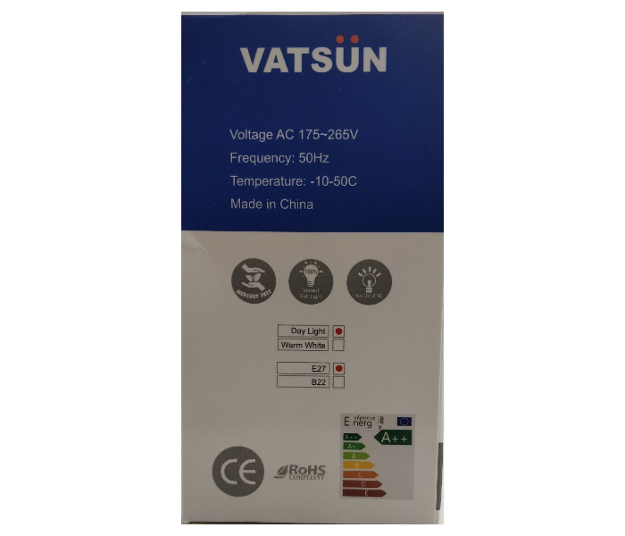 Vatsun 11 Watt E27 LED Bulb - White - Zoom Image 3