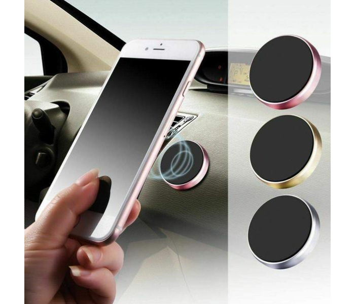 Earldom EH18 Magnetic Sticky Phone Holder Mount Stand -Rose Gold - Zoom Image 1