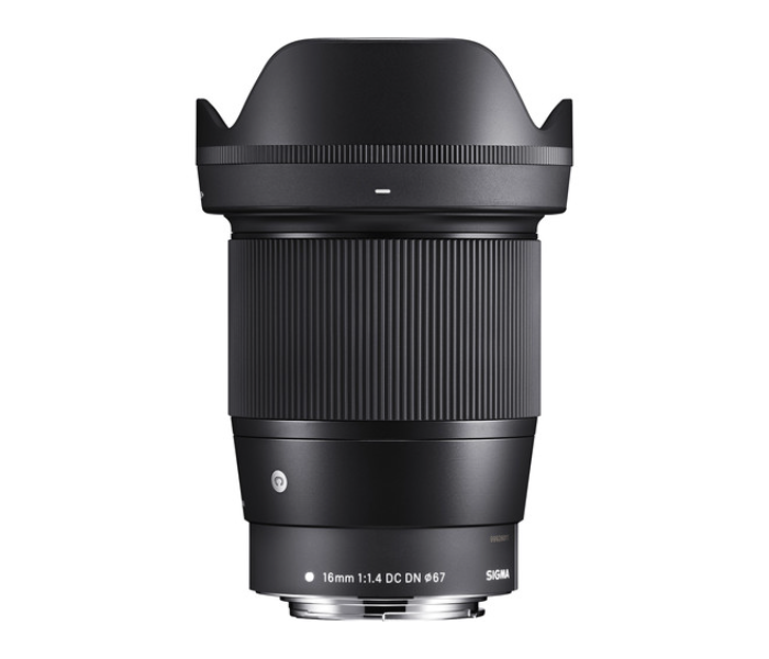 Sigma 402971 16mm f/1.4 DC DN Contemporary Lens for Canon EF-M - Black - Zoom Image