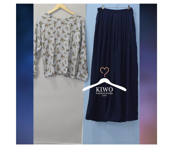 Kiwo KIWO110 Medium Top and Skirt - Navy Blue - Zoom Image