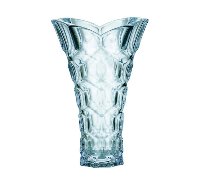 Crystalite Bohemia 35.5cm Glass Honeycomb Vase - Zoom Image