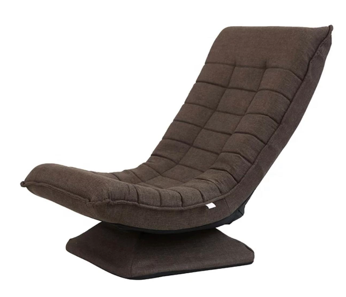 Watiaa 360 Degree Sleeper Floor Swivel Chair - Brown - Zoom Image