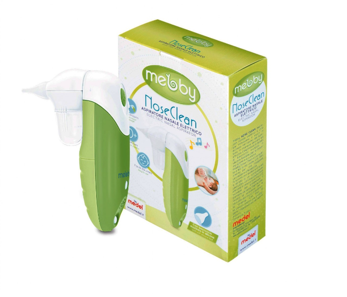 Mebby Nose Clean Electrical Nasal Aspirator 95195 - White and Green - Zoom Image