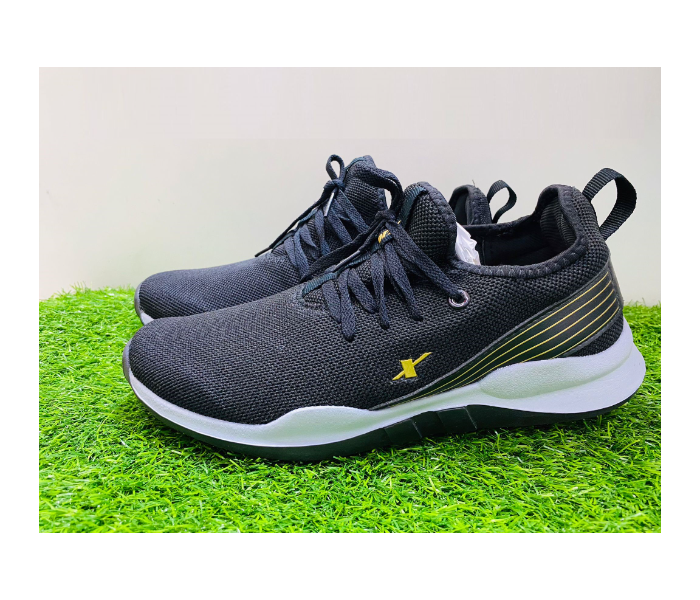 Sparx SM 614 EU40 Sports Shoes for Men - Black and Gold - Zoom Image