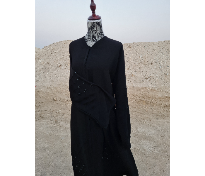 Casting Pearls JANNAT Casual Collections Medium Lawn Pintex Works With Hand Work In Front Portion And Sleeves - Black - Zoom Image 4