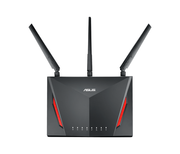 ASUS RT-AC86U AC2900 Dual Band Gigabit WiFi Gaming Router - Black - Zoom Image 1