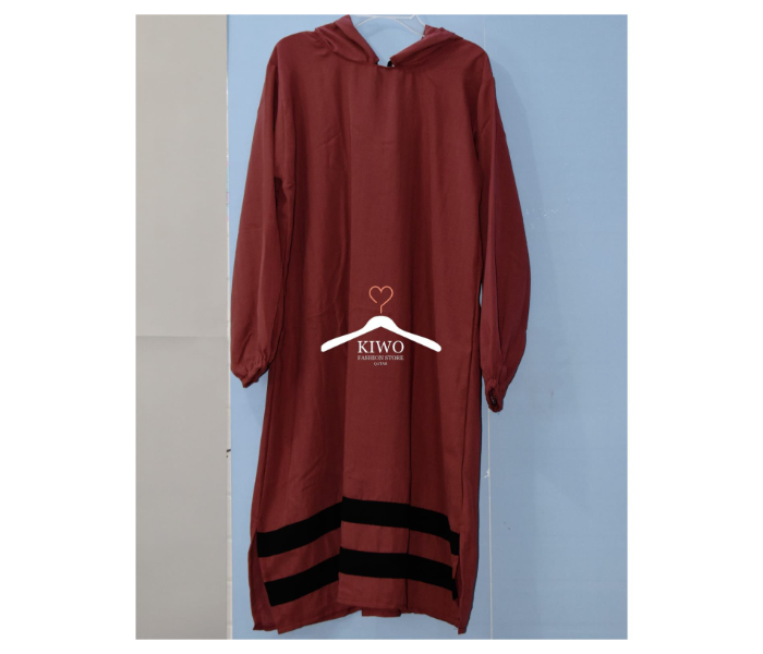 Kiwo KIWO94 Large Hoodie for Women - Red - Zoom Image