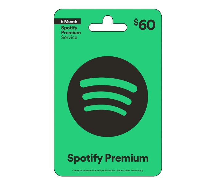 Spotify Gift Card 60$ for 6 Months - Zoom Image