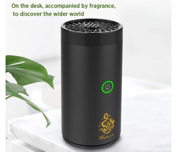 Rechargeable Mini Incense Bakhoor Burner - Black - Zoom Image 3