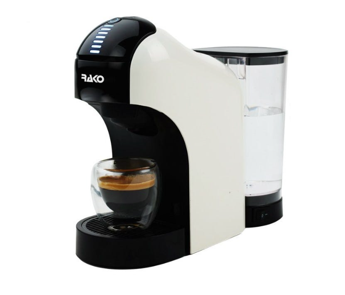 Rako 9000038 1450W 3 in 1 Coffee Machine - White - Zoom Image 1