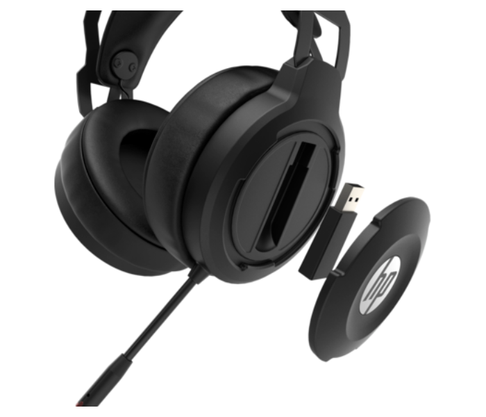 HP 7HC43AA X1000 Wireless Gaming Headset - Black - Zoom Image 2