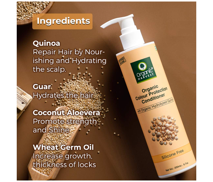 Organic Harvest 200ml Quinoa Colour Protection Conditioner - Zoom Image 3