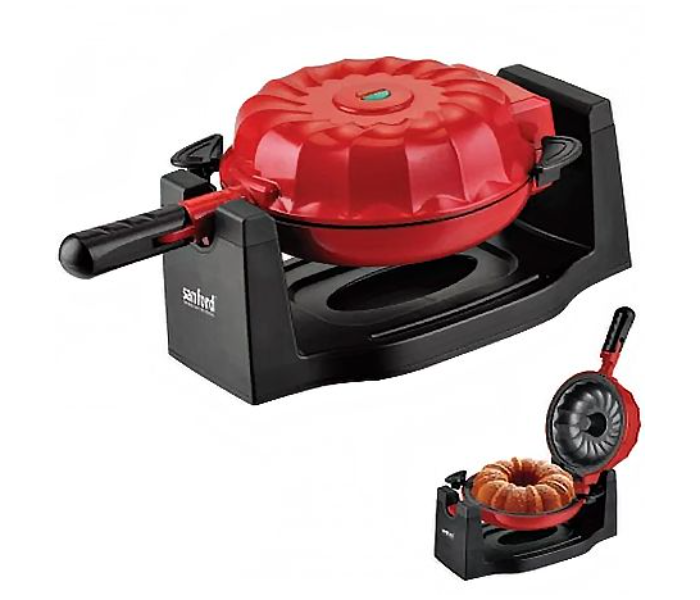 Sanford SF5789BCM BS 1600W Non-Stick Bundt Cake Maker - Red - Zoom Image 1