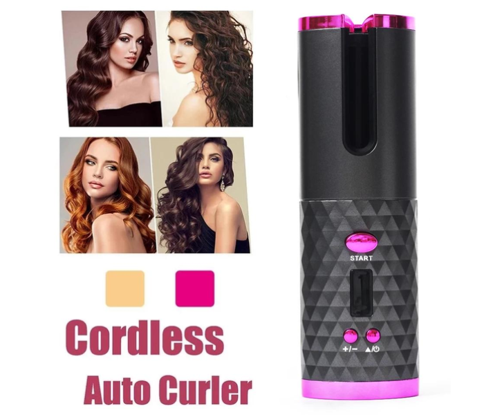 Automatic Cordless RD-060 Hair Curler - Black - Zoom Image 1