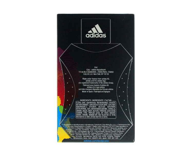 Adidas 100ml Team Five Special Edition Eau De Toilette Natural Spray Vaporisateur - Zoom Image 2