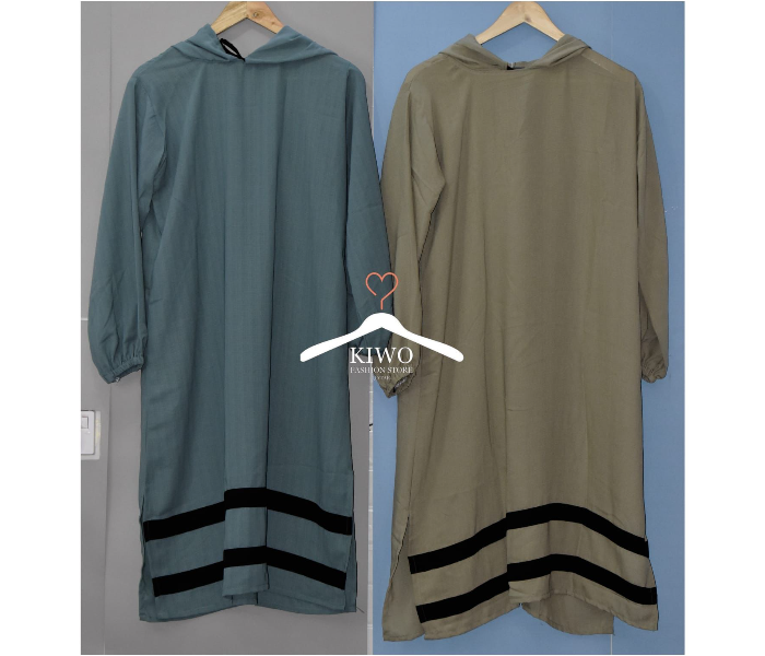 Kiwo KIWO96 Large Full Sleeve Hoodie for Women - Mint - Zoom Image