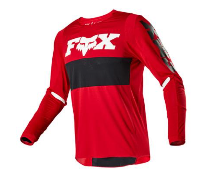 Fox XS Long Sleeve MTB Jersey - Red - Zoom Image