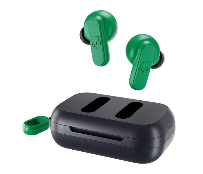 Skullcandy Dime True Wireless Earbuds - Dark Blue and Green - Zoom Image 1