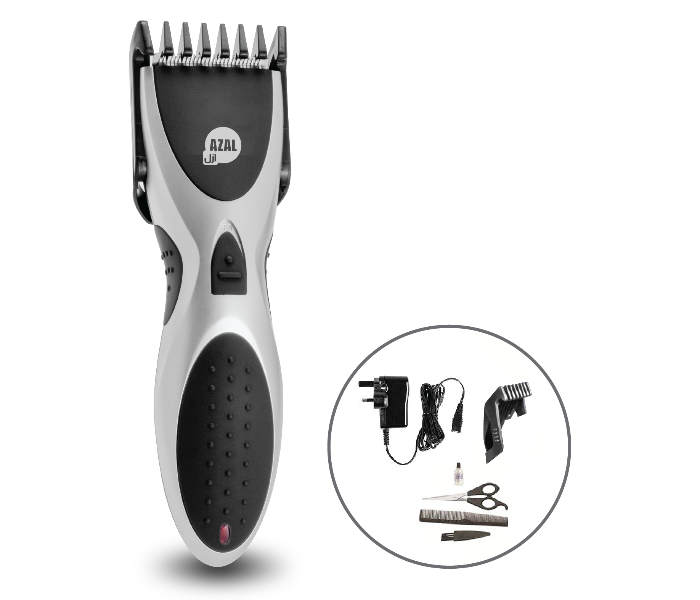 Azal AZHT-502 Professional Hair Trimmer - Black and Silver - Zoom Image 2