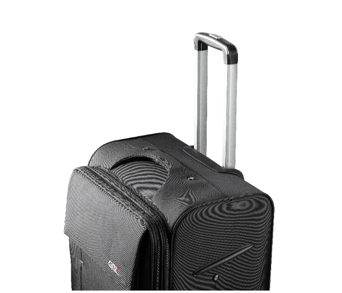 Kenza SV361 3 Piece Drift Softside Expandable Luggage Bag Set with Built-In TSA Lock and Spinner Wheels - Black - Zoom Image 3