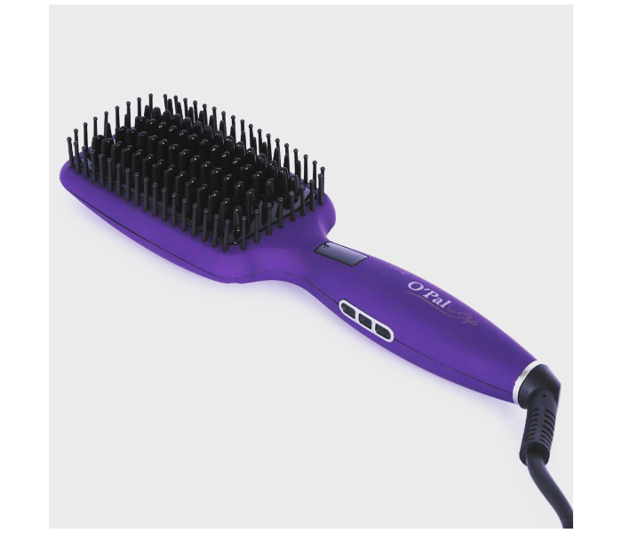 Opal OSB-901 50W Hair Straightener Brush - Violet - Zoom Image