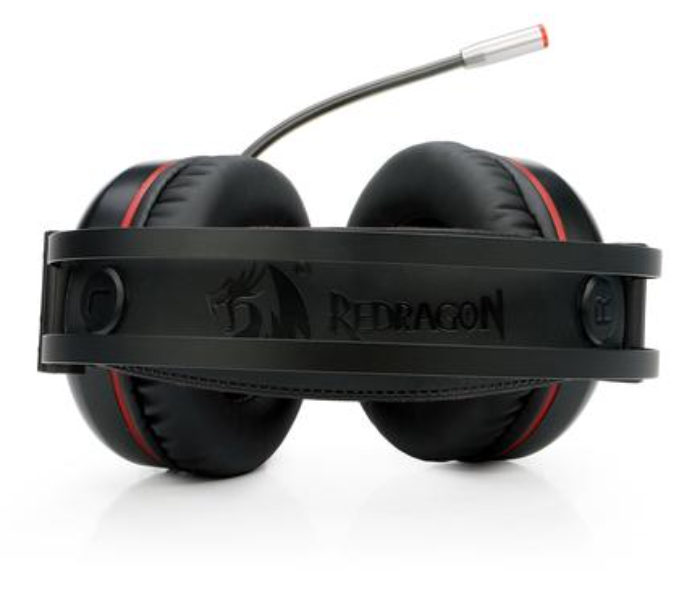 Redragon H210 MINOS Gaming Headset with Microphone - Black and Red - Zoom Image 5