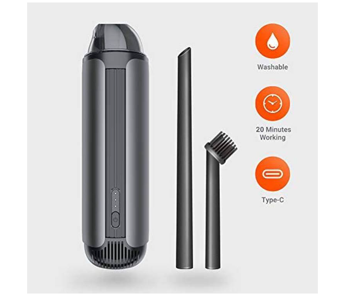 Porodo PD-VACPOR-GY 80W Handheld Portable Cordless Vacuum Cleaner - Gray - Zoom Image 2