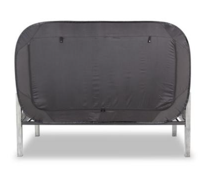 Privacy Pop Bed Tent with Double Side Zippers - Black - Zoom Image 4