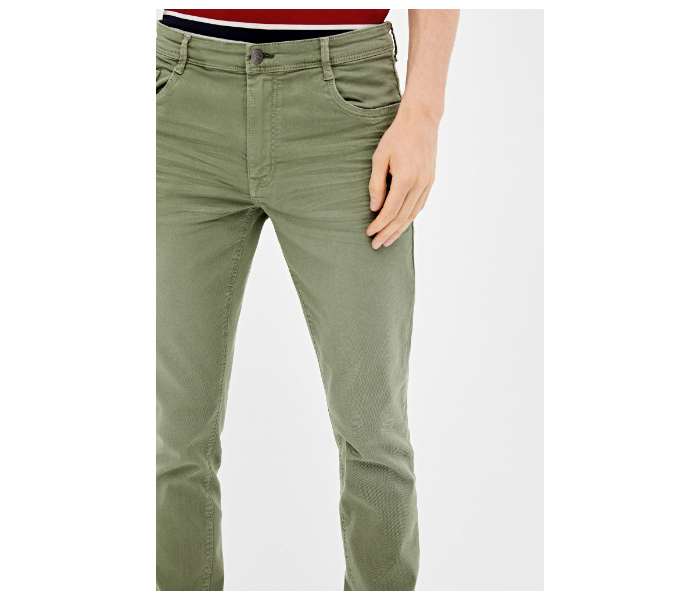 Springfield 039608721 Size 28 5 Pocket Cotton Trouser for Men - Green - Zoom Image 3