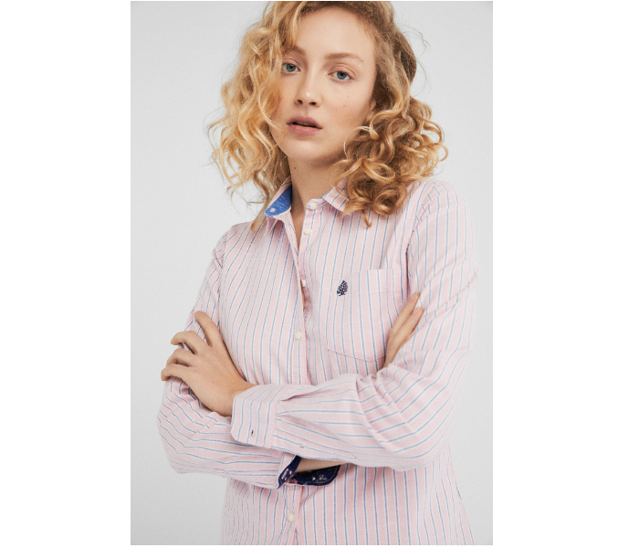 Springfield 679561772 Size 38 Long Sleeve Blouse for Women - Pink - Zoom Image 4