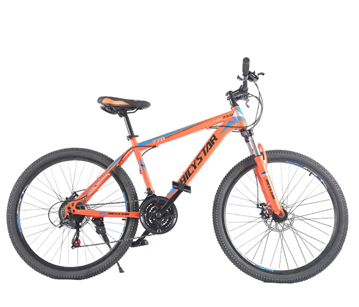 Bicystar 29 Inch 21 Speed Mountain Steel Bike - Orange - Zoom Image