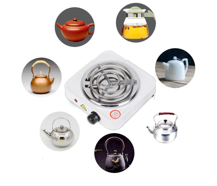 Portable Electric Hot Plate Burner - White - Zoom Image 4