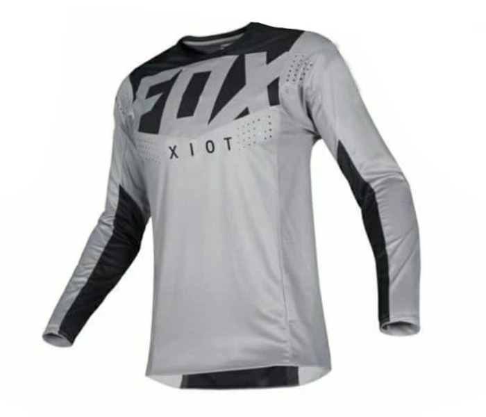 Fox Medium Long Sleeve MTB Jersey - Light Grey - Zoom Image