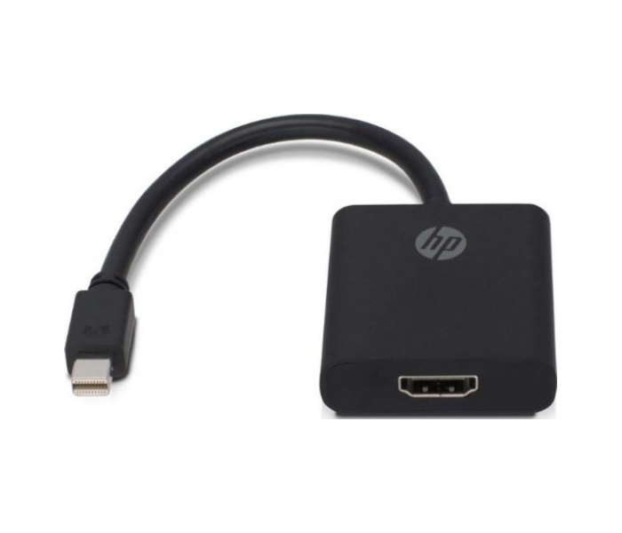 HP 2UX11AA ABB Mini Display Port to HDMI Adapter - Black - Zoom Image 1