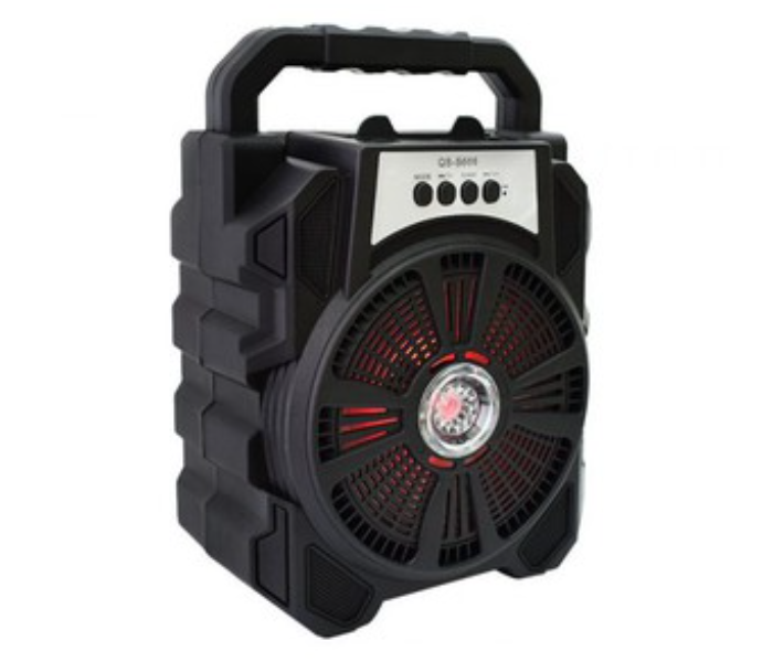 Kimiso QS-S666 Portable Bluetooth Speaker with Microphone - Black - Zoom Image 4