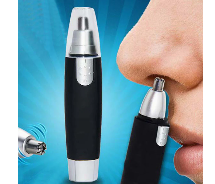 Professional Painless Eyebrow Nose and Facial Hair Trimmer for Men - Black - Zoom Image 5