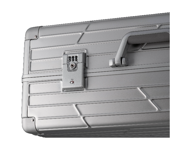 Kenza SV358 24 Inch Prime Superior Aluminium Ultra Light Hardside Expandable Built-In TSA Lock Zipperless Luggage Bag with Spinner Wheels - Silver - Zoom Image 4