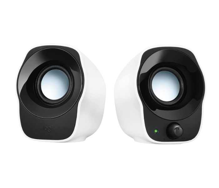 Logitech Z210 Compact Stereo Speakers - White and Black - Zoom Image 1