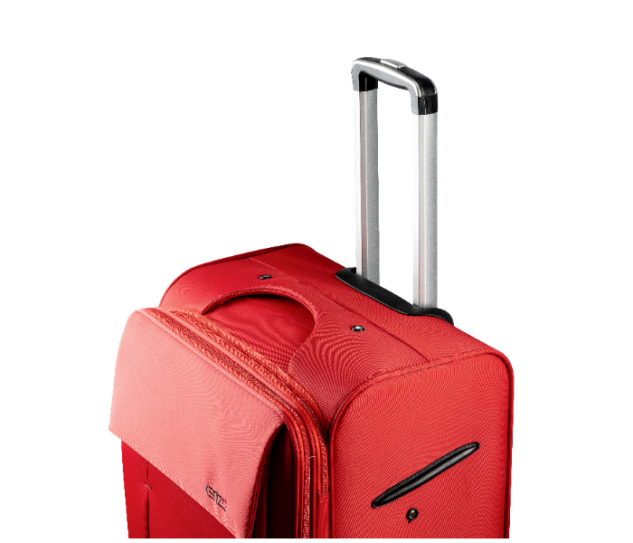 Kenza SV364 3 Piece Drift Softside Expandable Luggage Bag Set with Built-In TSA Lock and Spinner Wheels - Red - Zoom Image 3