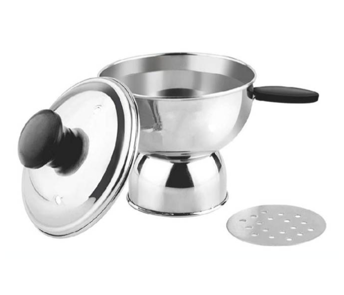 Delcasa DC2065 Stainless Steel Chiratta Puttu Maker - Silver - Zoom Image 1