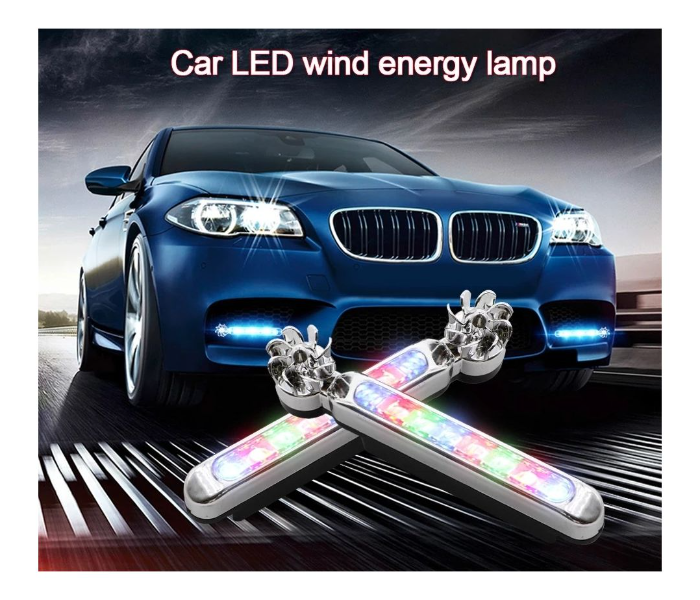 OEM LED Daylight Wind Power Light for Car 1 Pair -2 Pcs - White - Zoom Image 1