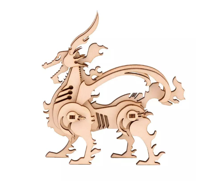 OEM 3DHandmade DIY Dragon Wooden Puzzle Toy for Kids - Zoom Image 1