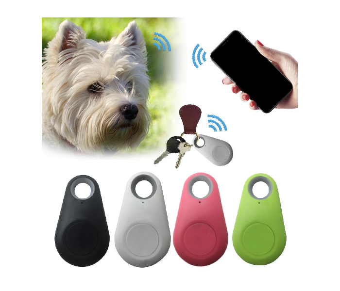 Smart Mini Anti Lost Theft Device Bluetooth GPS Tracker For Pets and Kids - White - Zoom Image 1