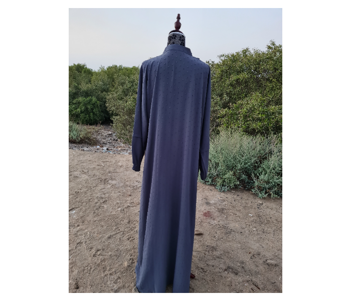 Casting Pearls ILHAM Large Formal Wears Classy Abaya - Navy Blue - Zoom Image 3