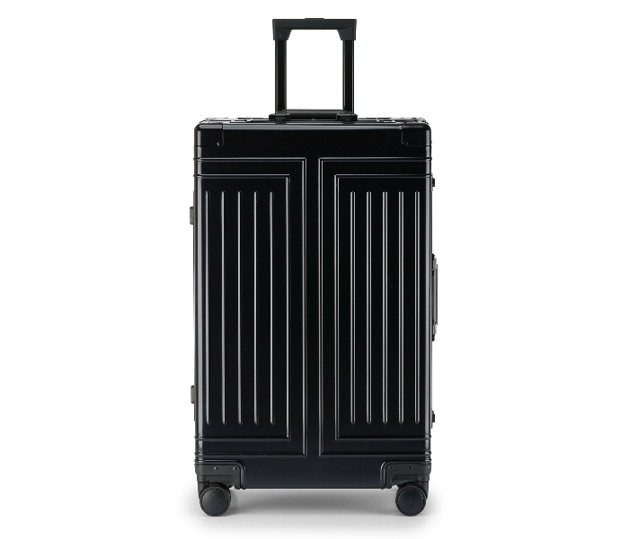 Kenza SV375 29 Inch Magma Superior Aluminium Ultra Light Hardside Expandable Zipperless Luggage Bag with Built-In TSA Lock and Spinner Wheels - Black - Zoom Image 2