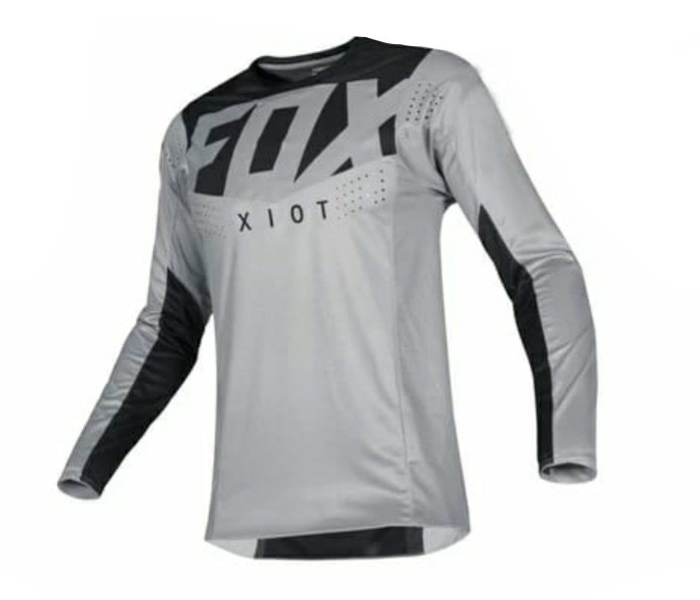 Fox XL Long Sleeve MTB Jersey - Light Grey - Zoom Image