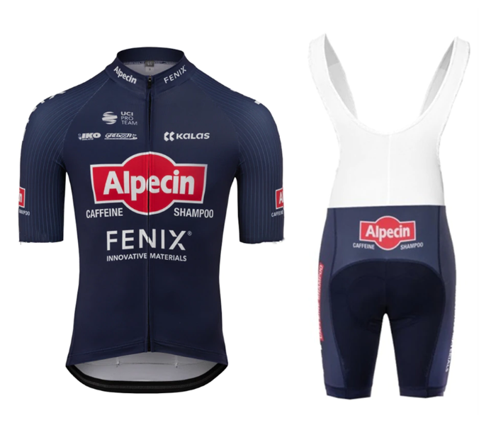 Alpecin Fenix Medium Short Sleeve Road Bike Cycling Jersey - Black - Zoom Image